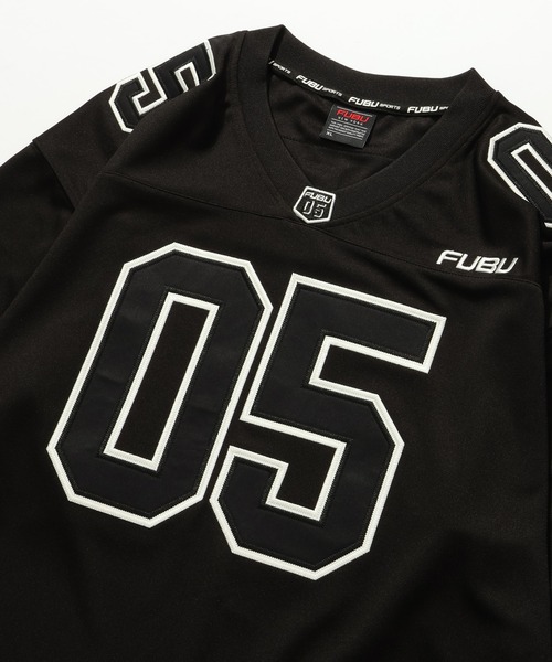 FUBU（ フブ）の「【FUBU/フブ】Game Shirts/ナンバリング フットボールゲームシャツ（Tシャツ/カットソー・メンズ・ブラック/カモフラージュ・M/XL/XXL/L）」の14枚目の写真