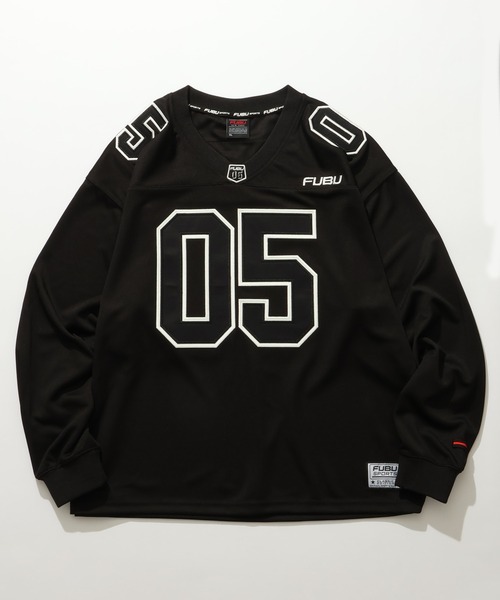 FUBU（ フブ）の「【FUBU/フブ】Game Shirts/ナンバリング フットボールゲームシャツ（Tシャツ/カットソー・メンズ・ブラック/カモフラージュ・M/XL/XXL/L）」の13枚目の写真