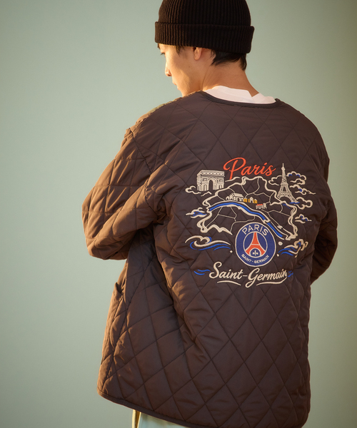 PARIS SAINT-GERMAIN(パリサンジェルマン)の「【Paris Saint-Germain / パリ・サン=ジェルマン】 JP PANAME QUILT JACKET(ミリタリージャケット・メンズ・オリーブ/ブラック・MEDIUM/LARGE/X-LARGE)」の18枚目の写真