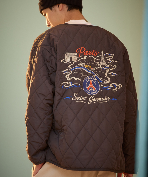 PARIS SAINT-GERMAIN(パリサンジェルマン)の「【Paris Saint-Germain / パリ・サン=ジェルマン】 JP PANAME QUILT JACKET(ミリタリージャケット・メンズ・オリーブ/ブラック・MEDIUM/LARGE/X-LARGE)」の19枚目の写真