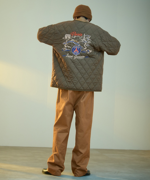 PARIS SAINT-GERMAIN(パリサンジェルマン)の「【Paris Saint-Germain / パリ・サン=ジェルマン】 JP PANAME QUILT JACKET(ミリタリージャケット・メンズ・オリーブ/ブラック・MEDIUM/LARGE/X-LARGE)」の14枚目の写真