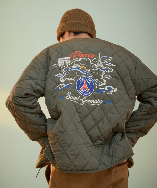 PARIS SAINT-GERMAIN(パリサンジェルマン)の「【Paris Saint-Germain / パリ・サン=ジェルマン】 JP PANAME QUILT JACKET(ミリタリージャケット・メンズ・オリーブ/ブラック・MEDIUM/LARGE/X-LARGE)」の16枚目の写真
