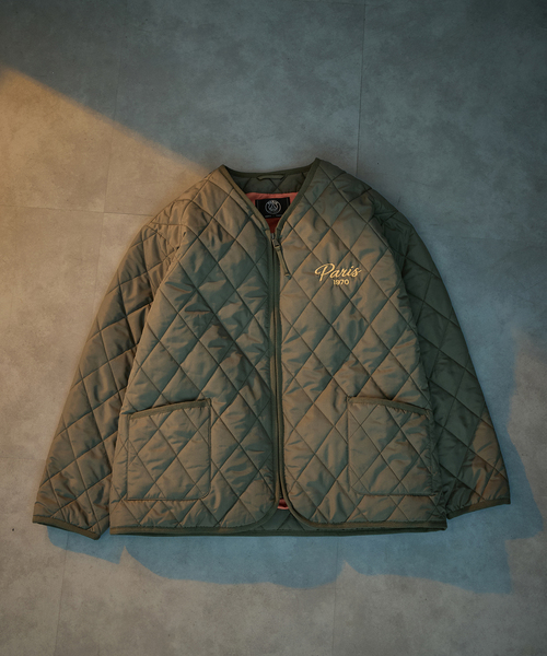 PARIS SAINT-GERMAIN(パリサンジェルマン)の「【Paris Saint-Germain / パリ・サン=ジェルマン】 JP PANAME QUILT JACKET(ミリタリージャケット・メンズ・オリーブ/ブラック・MEDIUM/LARGE/X-LARGE)」の6枚目の写真