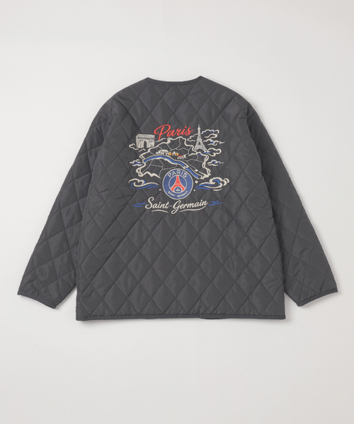 PARIS SAINT-GERMAIN(パリサンジェルマン)の「【Paris Saint-Germain / パリ・サン=ジェルマン】 JP PANAME QUILT JACKET(ミリタリージャケット・メンズ・オリーブ/ブラック・MEDIUM/LARGE/X-LARGE)」の8枚目の写真