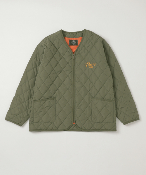 PARIS SAINT-GERMAIN(パリサンジェルマン)の「【Paris Saint-Germain / パリ・サン=ジェルマン】 JP PANAME QUILT JACKET(ミリタリージャケット・メンズ・オリーブ/ブラック・MEDIUM/LARGE/X-LARGE)」の9枚目の写真