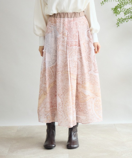 KATHARINE ROSS(キャサリンロス)の「チェス街プリントスカート(スカート・レディース・ブラック/ブラウン・SMALL/MEDIUM)」の10枚目の写真