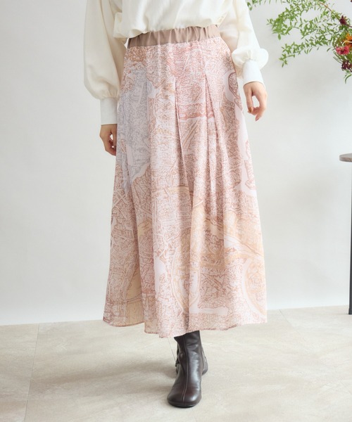 KATHARINE ROSS(キャサリンロス)の「チェス街プリントスカート(スカート・レディース・ブラック/ブラウン・SMALL/MEDIUM)」の11枚目の写真