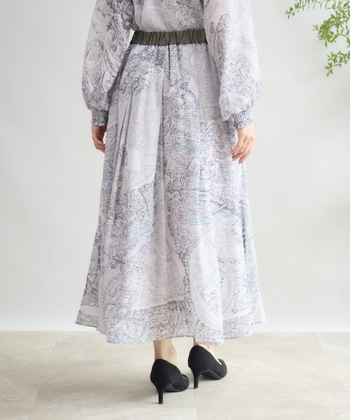 KATHARINE ROSS(キャサリンロス)の「チェス街プリントスカート(スカート・レディース・ブラック/ブラウン・SMALL/MEDIUM)」の21枚目の写真