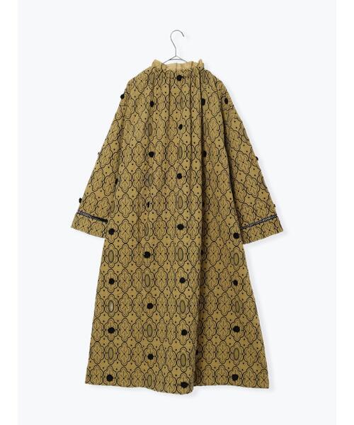 TSUHARU by Samansa Mos2（ツハルバイサマンサモスモス）の「【Embroidery collection】総刺繍コート（その他アウター・レディース・グリーン系その他/チャコールグレー・F）」の8枚目の写真
