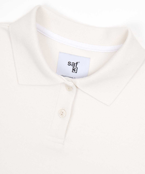 SAFARISPOT(サファリスポット)の「1/2 ローバー LEAU ピケ ロングスリーブ (クリーム/グレー)(Tシャツ/カットソー・レディース・その他・1)」の3枚目の写真