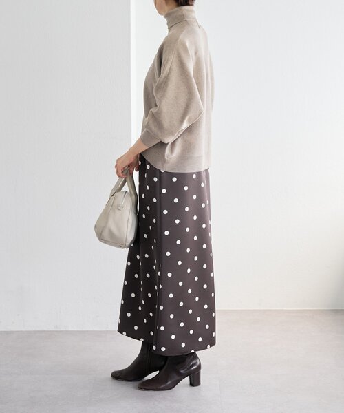 BEARDSLEY(ビアズリー)の「《10/14(水)12:00予約開始予定》ドットサテンマーメイドスカート(スカート・レディース・ブラウン・FREE)」の11枚目の写真