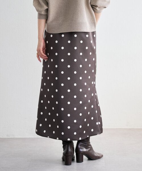 BEARDSLEY(ビアズリー)の「《10/14(水)12:00予約開始予定》ドットサテンマーメイドスカート(スカート・レディース・ブラウン・FREE)」の15枚目の写真