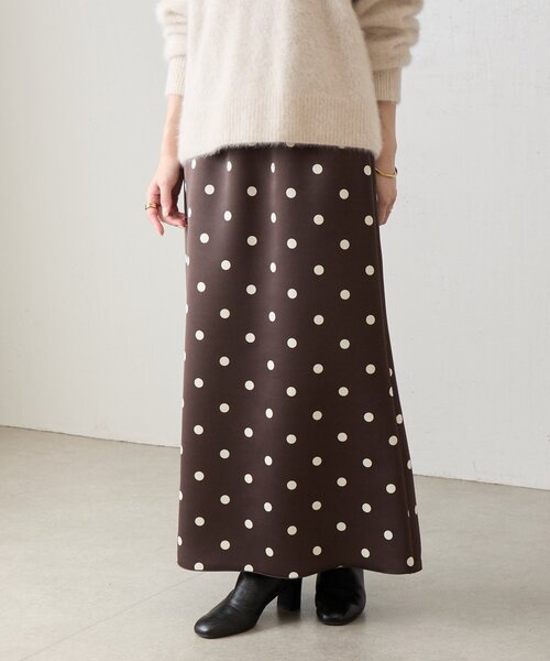 BEARDSLEY(ビアズリー)の「《10/14(水)12:00予約開始予定》ドットサテンマーメイドスカート(スカート・レディース・ブラウン・FREE)」の18枚目の写真