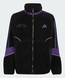 adidas（アディダス）の「キッズ バービージ パック ルーズフィット ボアジャケット / アディダス adidas（ブルゾン）」