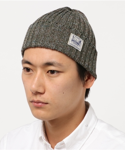 HYSTERIC GLAMOUR（ヒステリックグラマー）の「WARREN SCOTT×HYSTERIC/C/W MIX YARNワッチキャップ（ニットキャップ/ビーニー・メンズ・ホワイト/カーキ/ブルー/ネイビー/ブラック・FREE）」の10枚目の写真