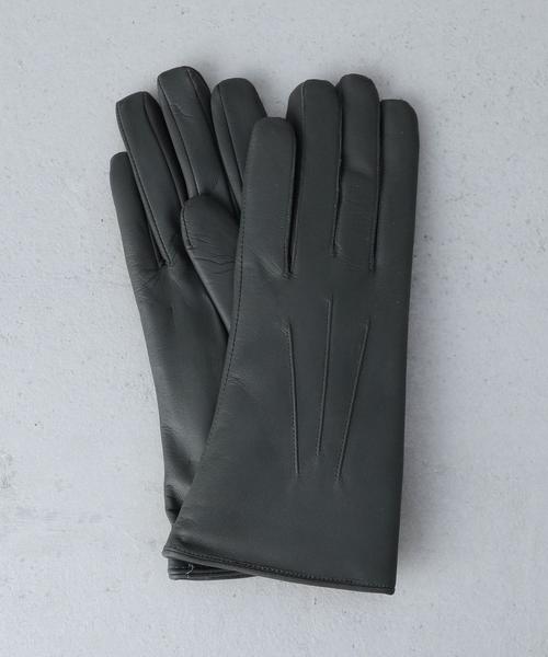 DENTS（デンツ）の「＜DENTS＞SHEEP RABBIT FUR GLOVE/ｸﾞﾛｰﾌﾞ◆（手袋・レディース・ダークグレー/ブラウン/レッド/ブラック・FREE）」の3枚目の写真