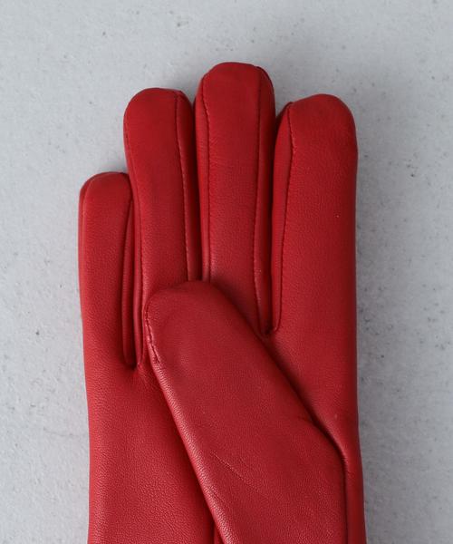 DENTS（デンツ）の「＜DENTS＞SHEEP RABBIT FUR GLOVE/ｸﾞﾛｰﾌﾞ◆（手袋・レディース・ダークグレー/ブラウン/レッド/ブラック・FREE）」の7枚目の写真