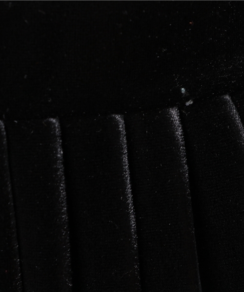 VENCEEXCHANGE（ヴァンスエクスチェンジ）の「ベロアプリーツスカート                   （スカート・レディース・グレー/ブラック/ベージュ・MEDIUM）」の10枚目の写真