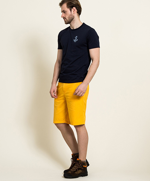 AIGLE(エーグル)の「吸水速乾 パック ストレッチショーツ (その他パンツ・メンズ・ブルー/ゴールド/ホワイト・38/42/40)」の1枚目の写真