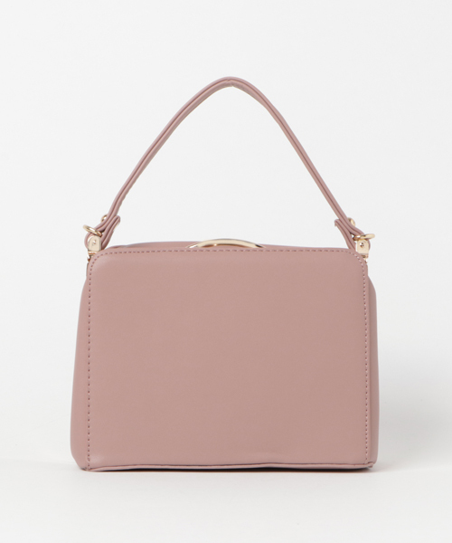 PLAIN CLOTHING（プレーンクロージング）の「ミニスクエアショルダーバッグ【PLAIN CLOTHING】（ショルダーバッグ・レディース・ベージュ/ピンク/ブラック/カーキ・FREE）」の17枚目の写真