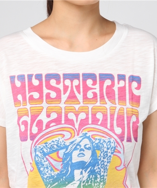 HYSTERIC GLAMOUR(ヒステリックグラマー)の「DREAMER プリント ビッグTシャツ(Tシャツ/カットソー・レディース・ホワイト・FREE)」の5枚目の写真