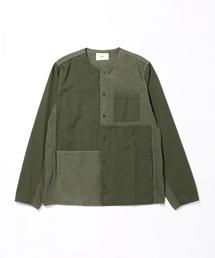 Folk | ＜Folk＞ COMBINATION POP STUD SHIRT/シャツ(シャツ/ブラウス)