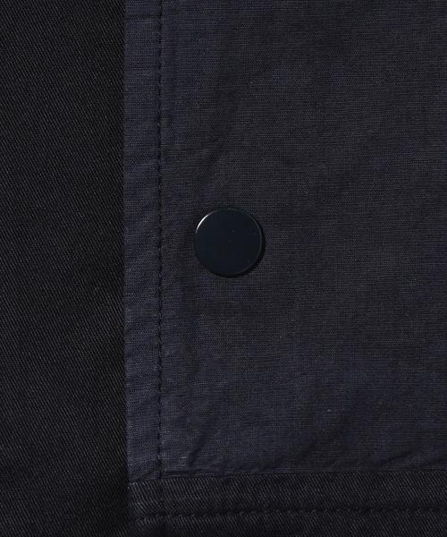 Folk(フォーク)の「<Folk> COMBINATION POP STUD SHIRT/シャツ ◆(シャツ/ブラウス・メンズ・オリーブ/ネイビー・2/3)」の9枚目の写真
