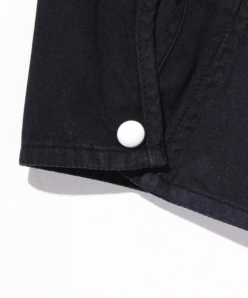 Folk(フォーク)の「<Folk> COMBINATION POP STUD SHIRT/シャツ ◆(シャツ/ブラウス・メンズ・オリーブ/ネイビー・2/3)」の10枚目の写真