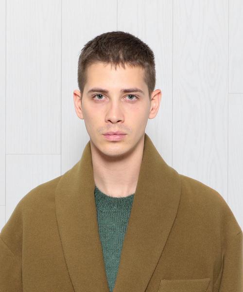 H BEAUTY&YOUTH UNITED ARROWS(エイチビューティーアンドユースユナイテッドアローズ)の「<H>WOOL CASHMERE REVER PILE LONG COAT/コート ◆(チェスターコート・メンズ・オリーブ・X-SMALL/MEDIUM/SMALL)」の6枚目の写真