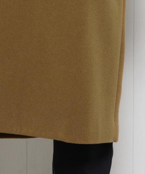 H BEAUTY&YOUTH UNITED ARROWS(エイチビューティーアンドユースユナイテッドアローズ)の「<H>WOOL CASHMERE REVER PILE LONG COAT/コート ◆(チェスターコート・メンズ・オリーブ・X-SMALL/MEDIUM/SMALL)」の9枚目の写真