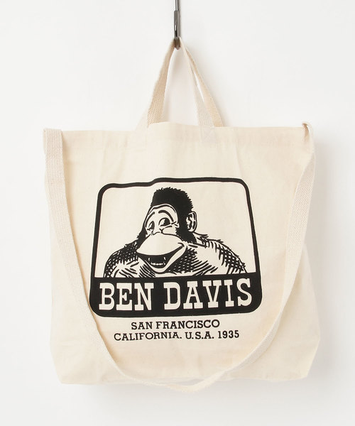 BEN DAVIS(ベンデイビス)の「WEGO/BEN DAVISショルダートートバッグ(トートバッグ・メンズ・その他1/その他2/その他3/ブラック/ネイビー・FREE)」の15枚目の写真