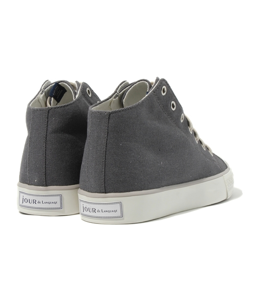 Language（ランゲージ）の「ミドルカット スニーカー（スニーカー・レディース・グレー系/アイボリー系/ネイビー系・SMALL/MEDIUM/LARGE/LL）」の8枚目の写真