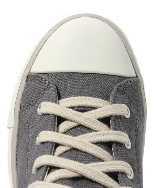 Language（ランゲージ）の「ミドルカット スニーカー（スニーカー・レディース・グレー系/アイボリー系/ネイビー系・SMALL/MEDIUM/LARGE/LL）」の4枚目の写真