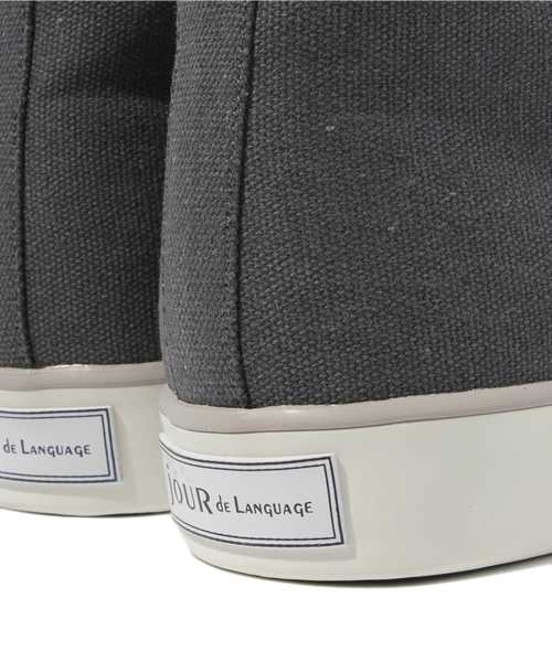 Language（ランゲージ）の「ミドルカット スニーカー（スニーカー・レディース・グレー系/アイボリー系/ネイビー系・SMALL/MEDIUM/LARGE/LL）」の9枚目の写真