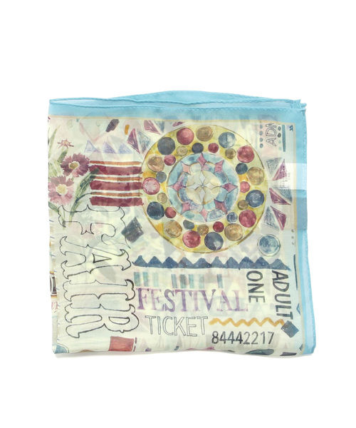 Paul Smith Collection ポールスミスコレクション の フェスティバルグラフィック ポケットチーフ Chief ハンカチ ハンドタオル Wear