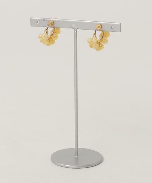 TONE SELECT GOODS(トーンセレクトグッズ)の「【marinaJEWELRY】multicolored quartz earring YEL(イヤリング・レディース・イエロー・FREE)」の2枚目の写真