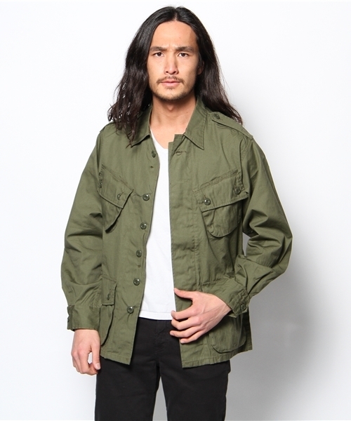 BEAMS（ビームス）の「BUZZ RICKSON'S / FATIGUE JACKET（ミリタリージャケット・メンズ・オリーブ・SMALL/MEDIUM）」の5枚目の写真