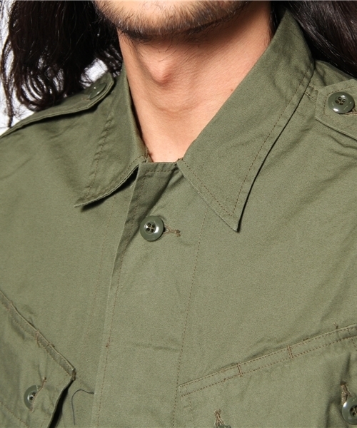 BEAMS（ビームス）の「BUZZ RICKSON'S / FATIGUE JACKET（ミリタリージャケット・メンズ・オリーブ・SMALL/MEDIUM）」の6枚目の写真