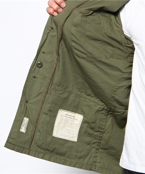 BEAMS（ビームス）の「BUZZ RICKSON'S / FATIGUE JACKET（ミリタリージャケット・メンズ・オリーブ・SMALL/MEDIUM）」の8枚目の写真