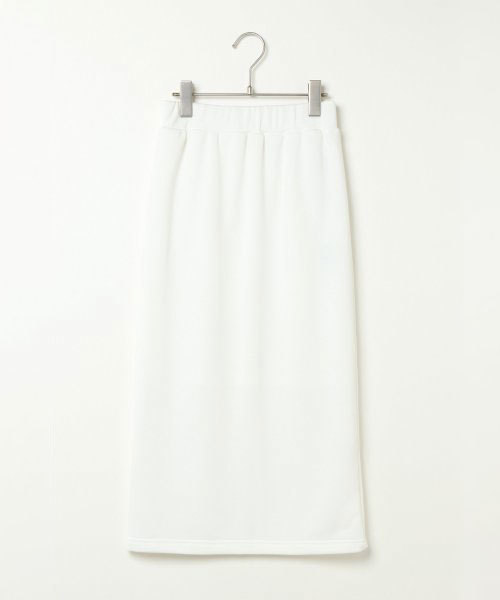 VENCEEXCHANGE(ヴァンスエクスチェンジ)の「裏毛タイトスカート (スカート・レディース・オフホワイト/ピンク/ブラック/グレー・M)」の2枚目の写真