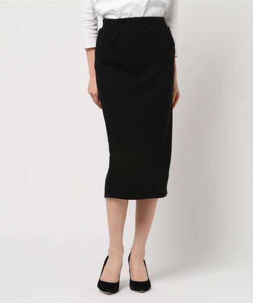 VENCEEXCHANGE(ヴァンスエクスチェンジ)の「裏毛タイトスカート (スカート・レディース・オフホワイト/ピンク/ブラック/グレー・M)」の8枚目の写真