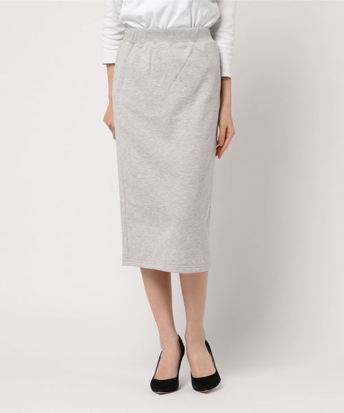 VENCEEXCHANGE(ヴァンスエクスチェンジ)の「裏毛タイトスカート (スカート・レディース・オフホワイト/ピンク/ブラック/グレー・M)」の10枚目の写真