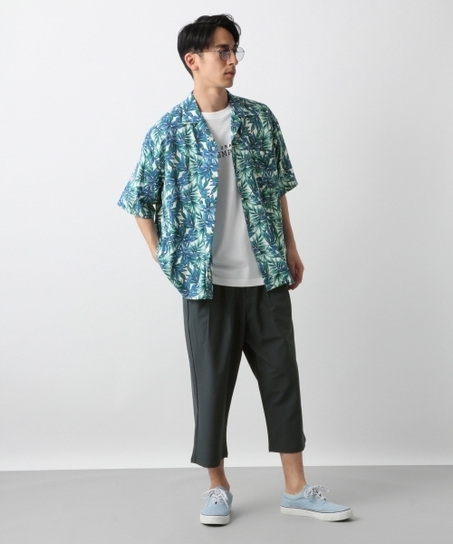 RAGEBLUE（レイジブルー）の「柄オープンカラーシャツ/795308（シャツ/ブラウス・メンズ・その他1/ワインレッド/ネイビー/ホワイト/ブルー系その他・LARGE/MEDIUM/SMALL）」の7枚目の写真