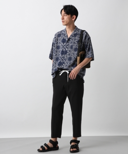 RAGEBLUE（レイジブルー）の「柄オープンカラーシャツ/795308（シャツ/ブラウス・メンズ・その他1/ワインレッド/ネイビー/ホワイト/ブルー系その他・LARGE/MEDIUM/SMALL）」の9枚目の写真