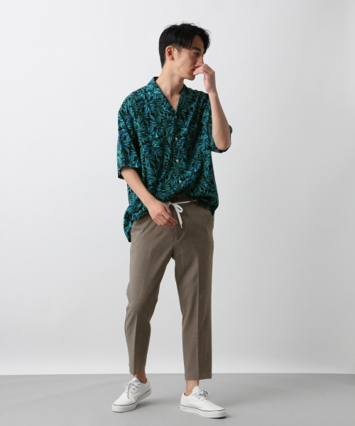 RAGEBLUE（レイジブルー）の「柄オープンカラーシャツ/795308（シャツ/ブラウス・メンズ・その他1/ワインレッド/ネイビー/ホワイト/ブルー系その他・LARGE/MEDIUM/SMALL）」の10枚目の写真