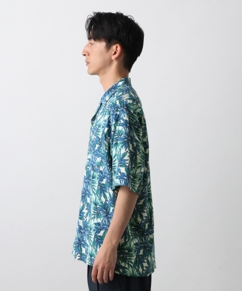 RAGEBLUE（レイジブルー）の「柄オープンカラーシャツ/795308（シャツ/ブラウス・メンズ・その他1/ワインレッド/ネイビー/ホワイト/ブルー系その他・LARGE/MEDIUM/SMALL）」の11枚目の写真