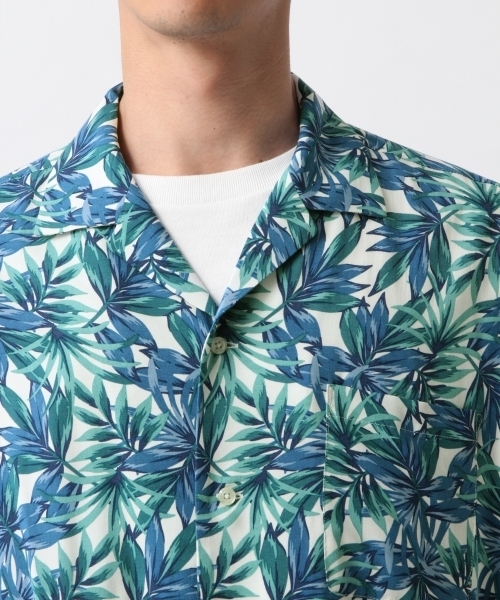 RAGEBLUE（レイジブルー）の「柄オープンカラーシャツ/795308（シャツ/ブラウス・メンズ・その他1/ワインレッド/ネイビー/ホワイト/ブルー系その他・LARGE/MEDIUM/SMALL）」の13枚目の写真