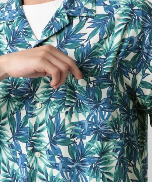 RAGEBLUE（レイジブルー）の「柄オープンカラーシャツ/795308（シャツ/ブラウス・メンズ・その他1/ワインレッド/ネイビー/ホワイト/ブルー系その他・LARGE/MEDIUM/SMALL）」の14枚目の写真