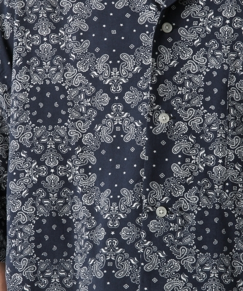 RAGEBLUE（レイジブルー）の「柄オープンカラーシャツ/795308（シャツ/ブラウス・メンズ・その他1/ワインレッド/ネイビー/ホワイト/ブルー系その他・LARGE/MEDIUM/SMALL）」の21枚目の写真