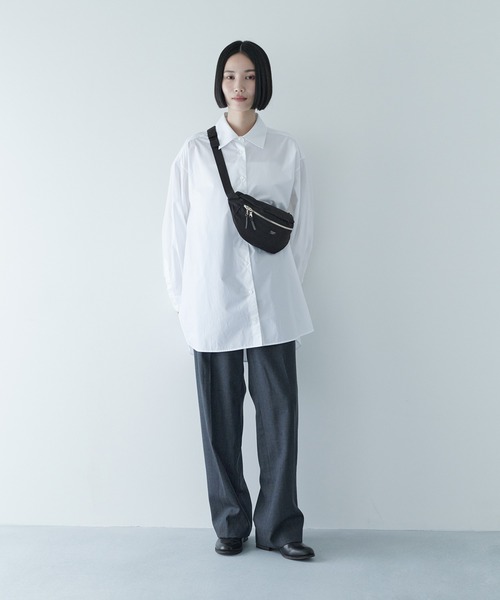 STANDARD SUPPLY（スタンダードサプライ）の「スタンダードサプライ / SIMPLICITY シンプリシティ / FANNY PACK ファニーパック（ボディバッグ/ウエストポーチ・レディース・ブラック/グレー/ダークネイビー/ダークパープル/チャコールグレー/ブルー/ベージュ/マスタード/レッド/グリーン/イエロー/ストーン/オレンジ/ダークブラウン/モカ/キナリ/コバルトブルー/サンドベージュ・FREE/フリー）」の21枚目の写真